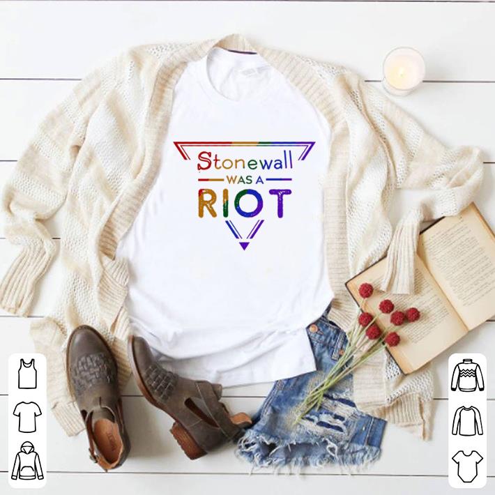 Premium Stonewall Was a Riot LGBT shirt