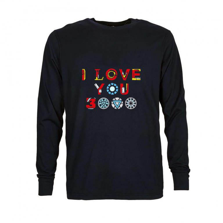 Pretty Tony Stark Iron man I love you 3000 daughter shirt