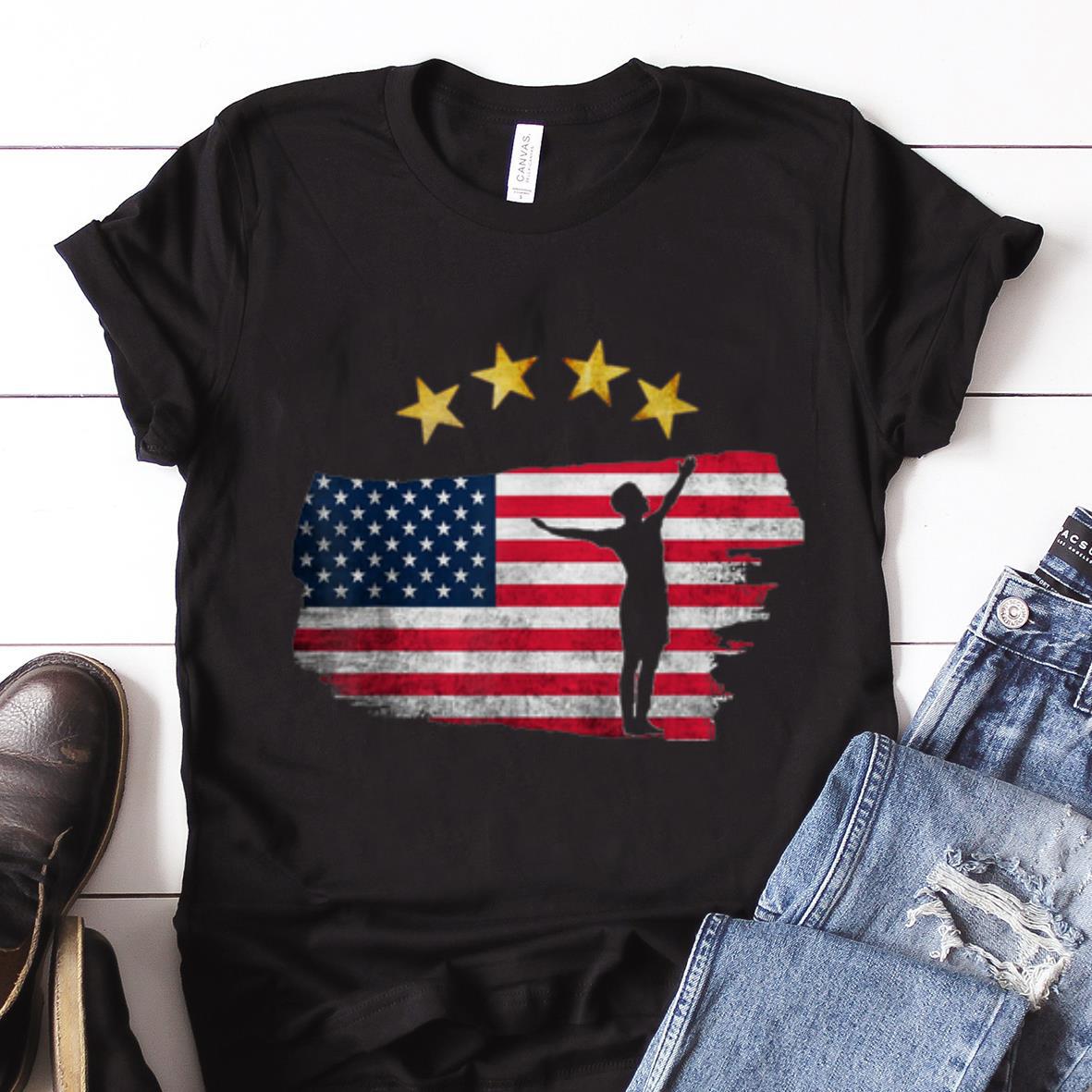  Nice price Usa World Champion Soccer Rapinoe Animal American Flag 4 Star shirt