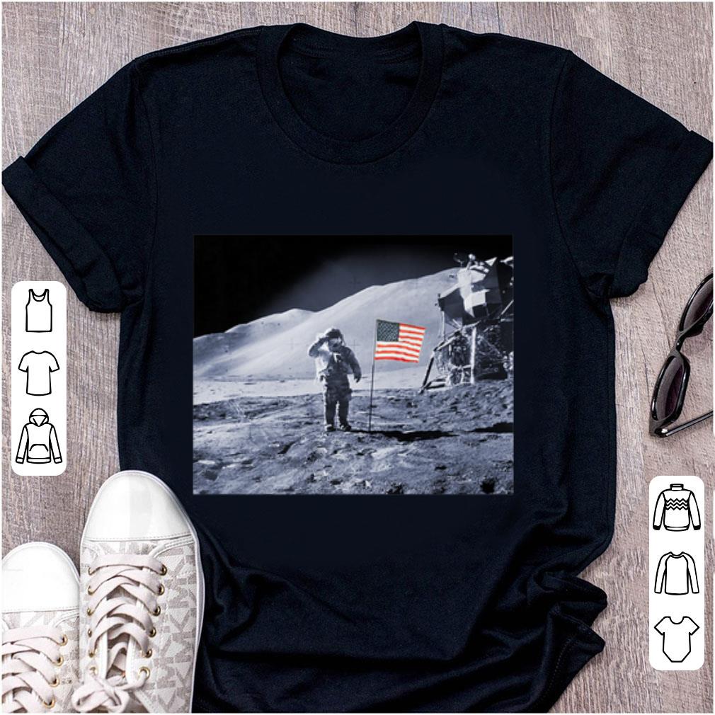 Official American Flag Moon Landing shirt