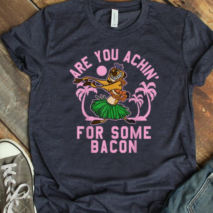 Official Disney Lion King Timon Achin For Bacon Graphic shirt