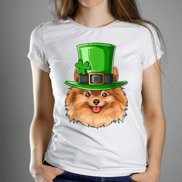 st patricks day pomeranian puppy