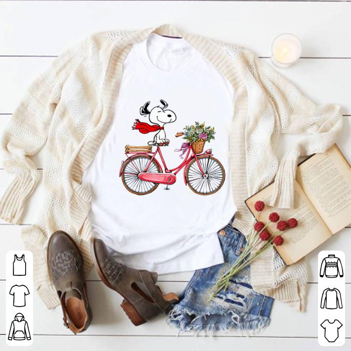 Official Snoopy and bicycle shirt