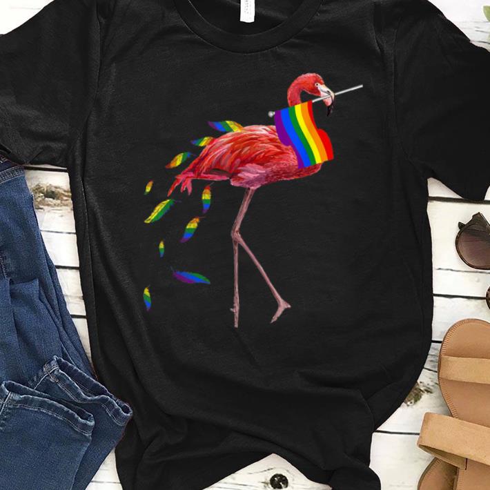 Original Gay Pride Pink Flamingo LGBT Pride Month shirt