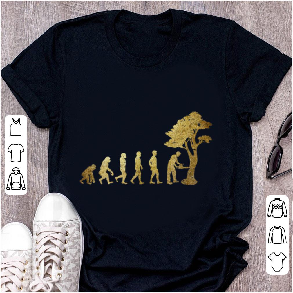 Top Forestry Evolution Lumberjack Arborist Woodworking shirt