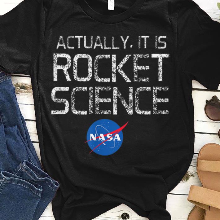 Top NASA Actually It Is Rocket Science 50th Anniversary Moon Landing shirt