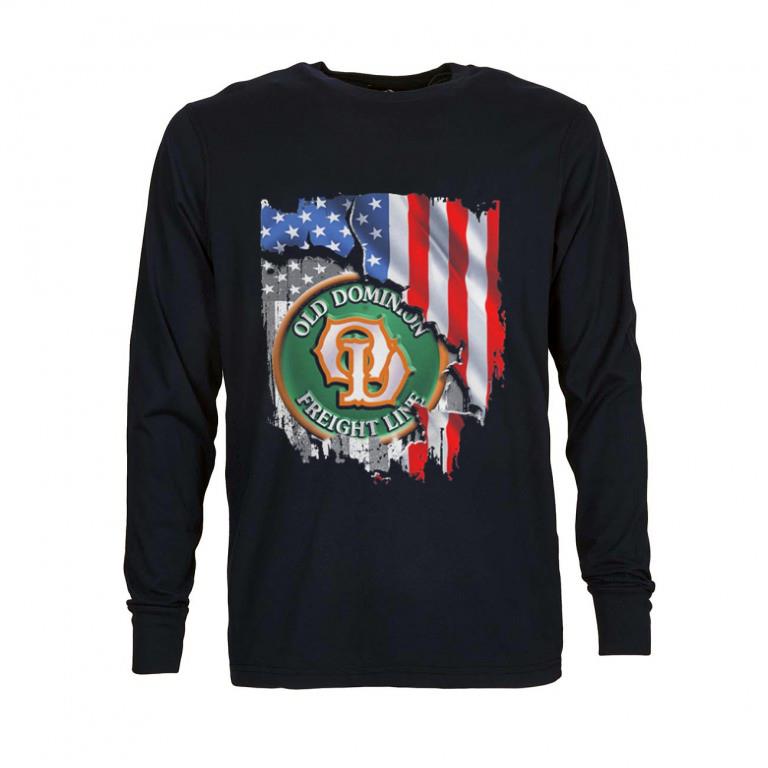 Top Nice Old dominion freight line american flag shirt
