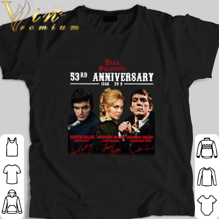Awesome Dark Shadows 53rd Anniversary 1966-2019 Signatures shirt