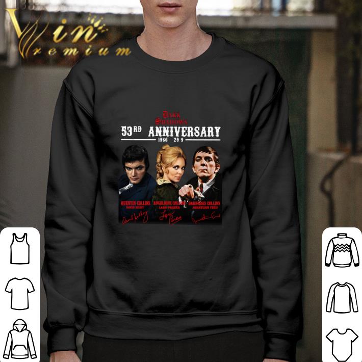 Awesome Dark Shadows 53rd Anniversary 1966-2019 Signatures shirt