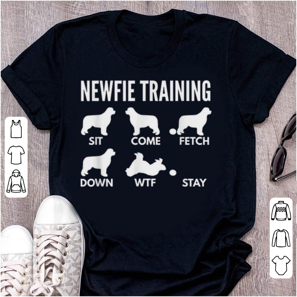 Awesome Newfie Training Newfoundland Dog Tricks shirt
