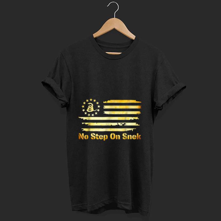 Awesome No Step On Snek Snake Gadsden Betsy Ross Flag shirt