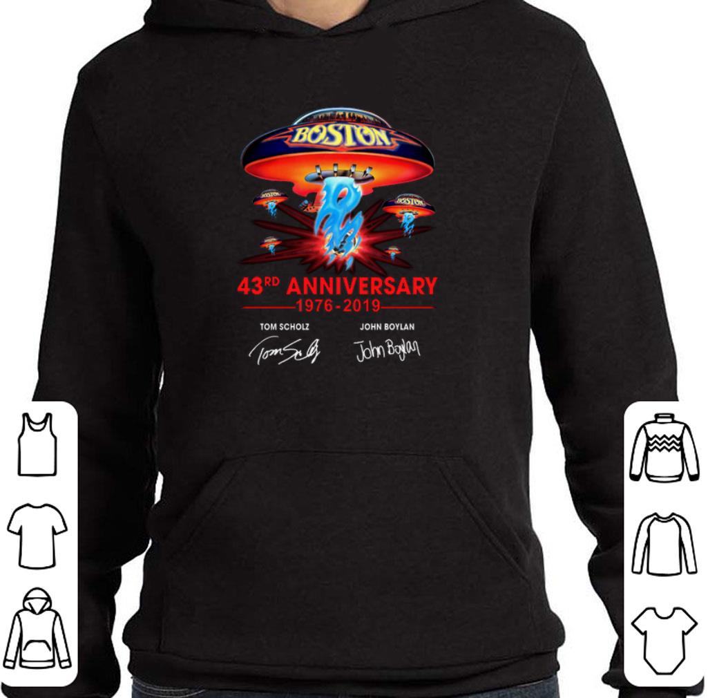 Funny Boston 43rd anniversary 1976-2019 Tom Scholz John Boylan shirt