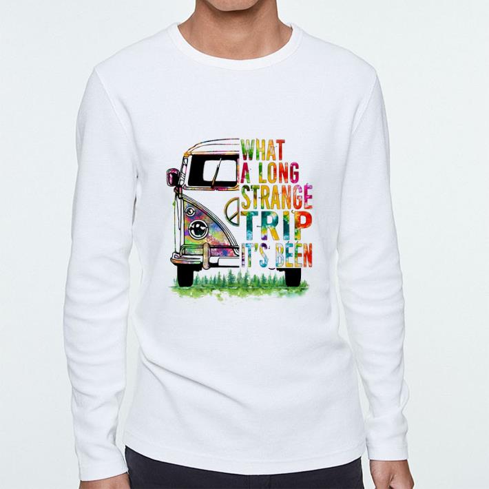 Funny Hippie bus What a long strange trip it's been shirt
