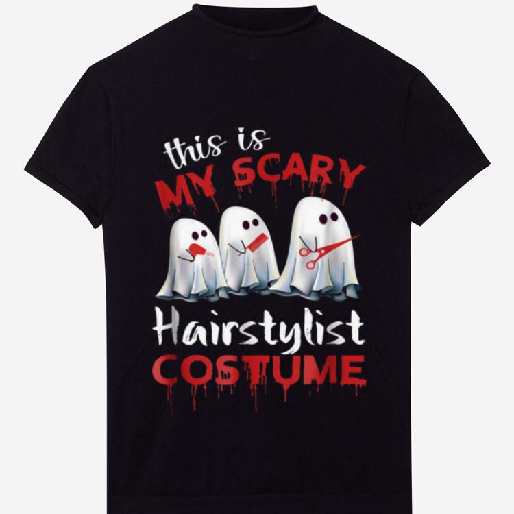 Funny This Is My Scary Hairstylist Costume Halloween shirt