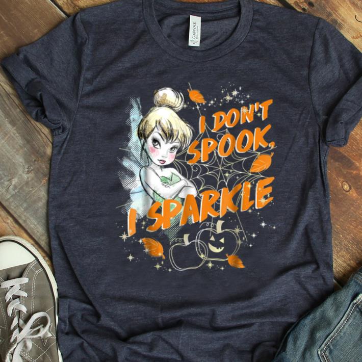 Hot Disney Peter Pan Tinkerbell I Dont Spook I Sparkle Halloween shirt