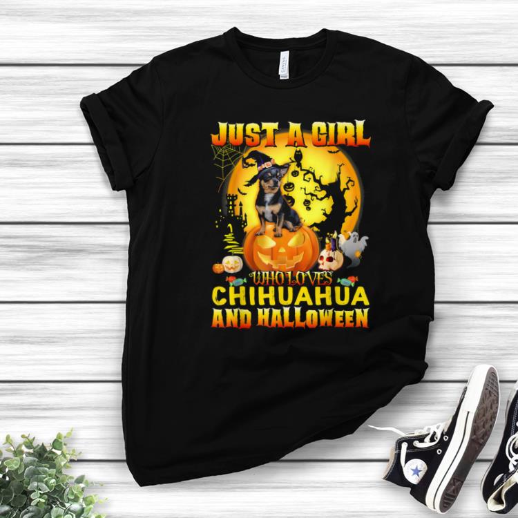 Nice Chihuahua Halloween Gift Just A Girl Love Dog