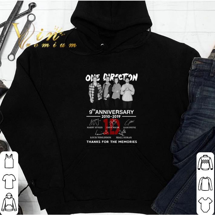 Nice One Direction 9th anniversary 2010-2019 thanks for the memories shirt