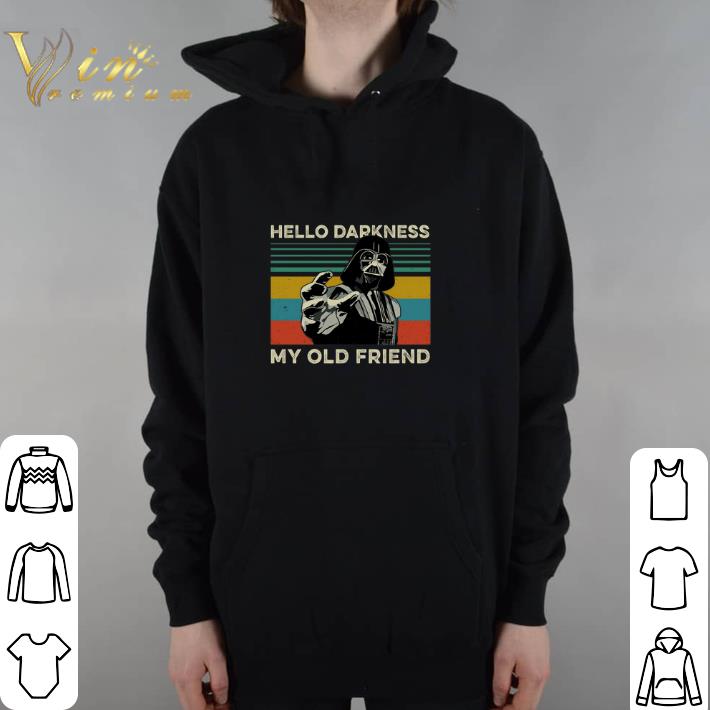 Original Darth Vader hello darkness my old friend vintage Star Wars shirt