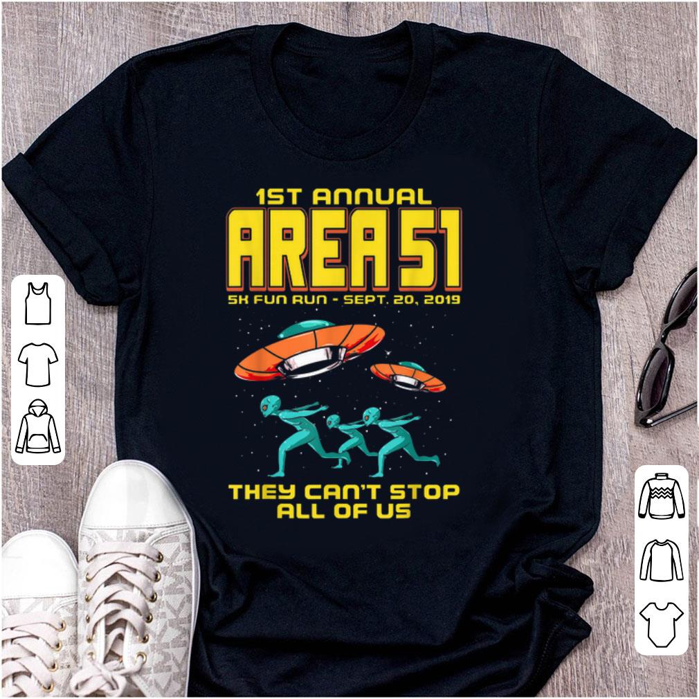 Premium Annual Area 51 5k Fun Run Alien Raid shirt