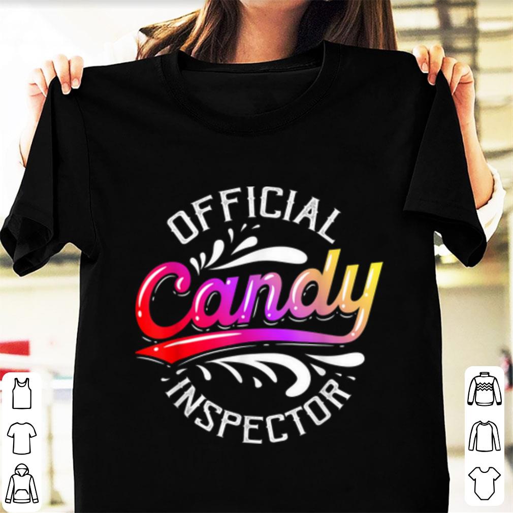 Premium Funny Halloween Retro Vintage Candy Inspector Costume shirt