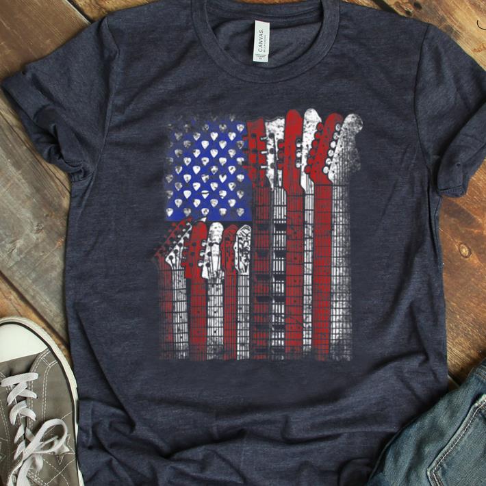 guitar flag t shirt