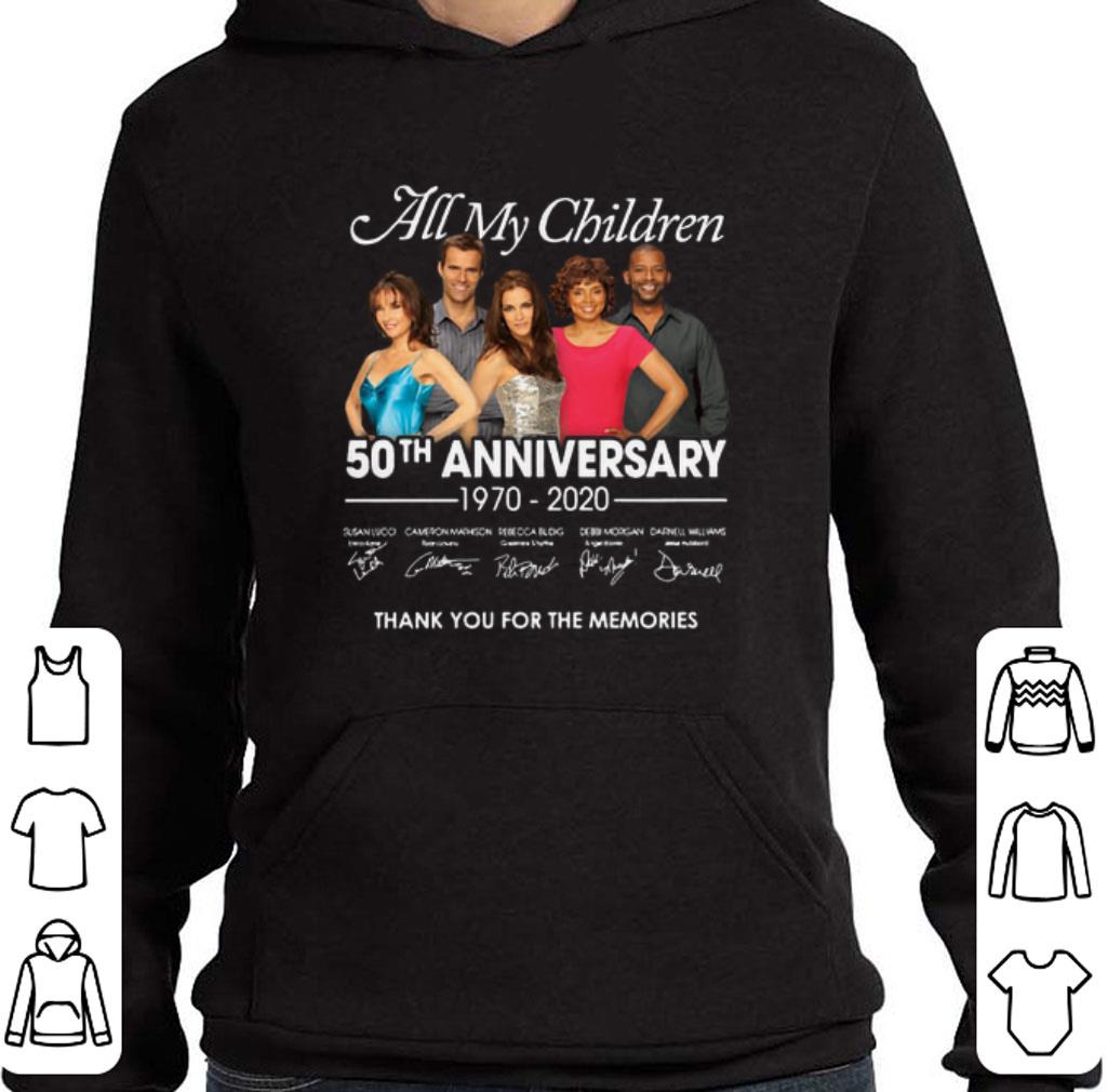 Top All my children 50th anniversary 1970-2020 Signatures shirt
