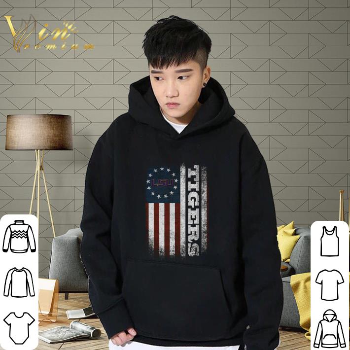 Top LSU Tigers Betsy Ross flag shirt