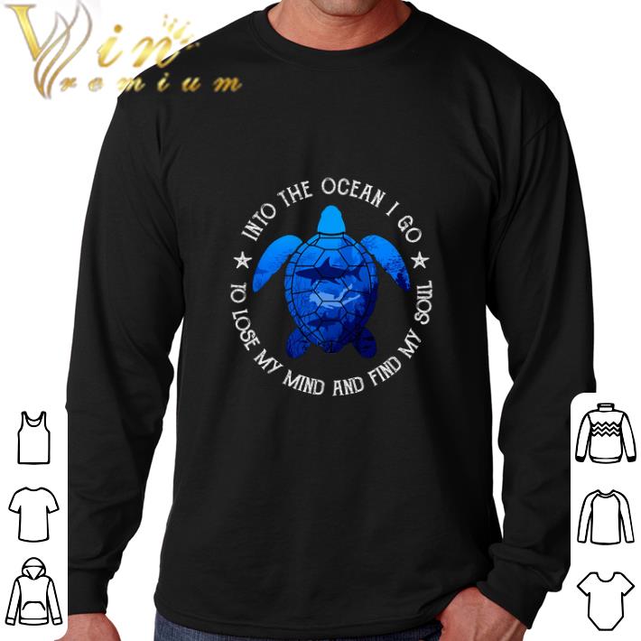 Top Turtle Diving into the ocean i go to lose my mind and find my shirt