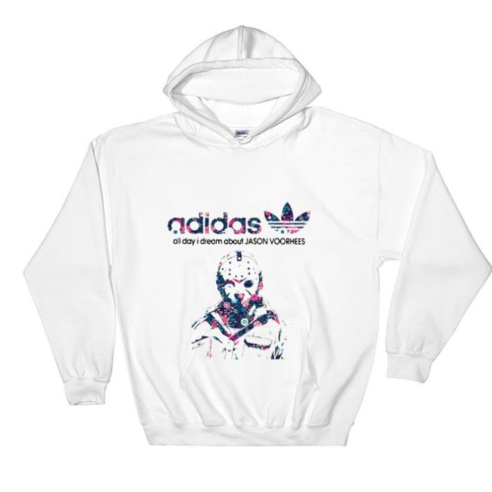 Top adidas all day I dream about Jason Voorhees shirt