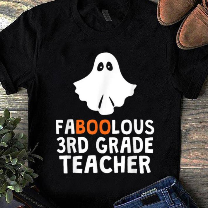 Awesome Faboolous (fabulous) 3rd Grade Teacher Halloween shirt