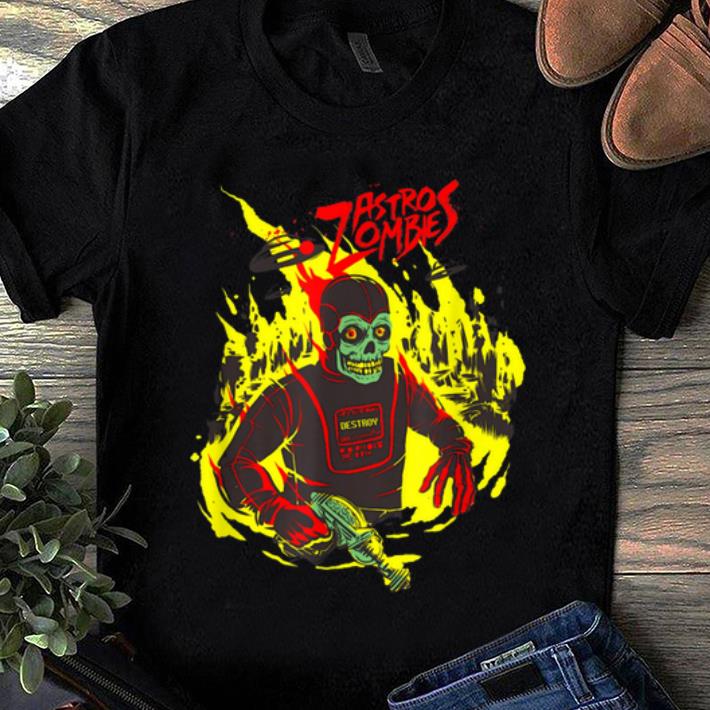 Awesome Halloween Astro Zombies Monster Sci-fi Gift Skate shirt