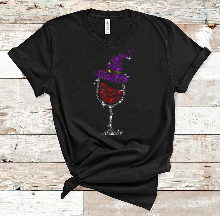 Awesome Witch Wine Halloween Womens Wine Lover Gift shirt