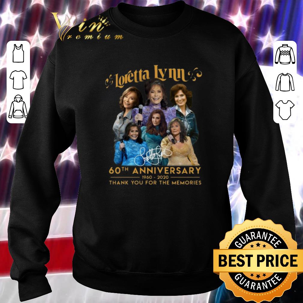 Funny Loretta Lynn 60th Anniversary 1960-2020 signature shirt 7 Funny Loretta Lynn 60th Anniversary 1960-2020 signature shirt