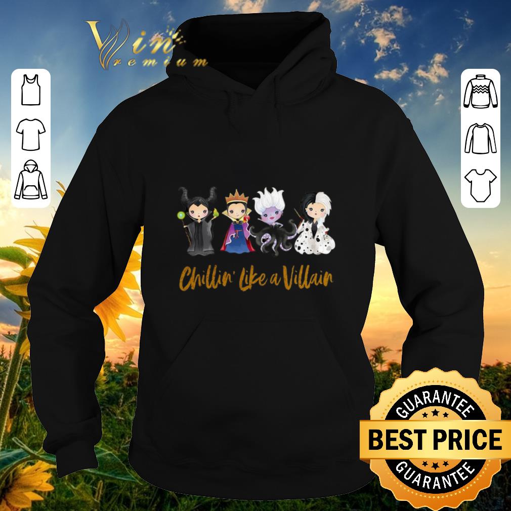 Funny Maleficent Chillin' Like A Villain Disney Halloween shirt sweater