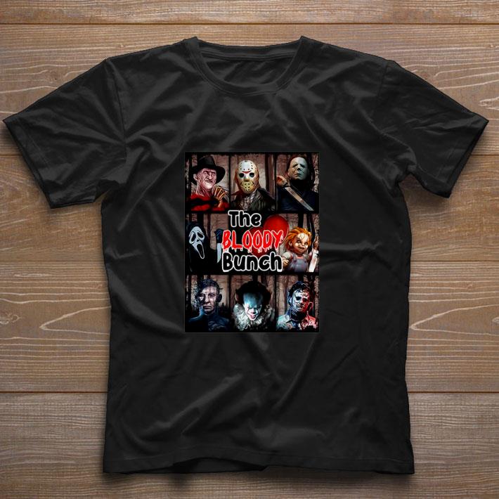 Funny The Bloody Bunch horror movie characters shirt