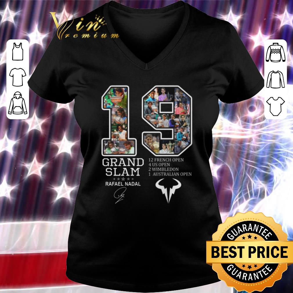 Hot 19 Grand Slam 12 French Open 4 Us Open 2 Wimbledon Rafael Nadal Shirt Hoodie Sweater Longsleeve T Shirt