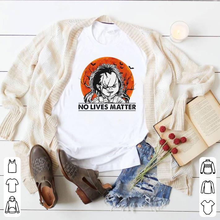 Hot Chucky no lives matter sunset shirt