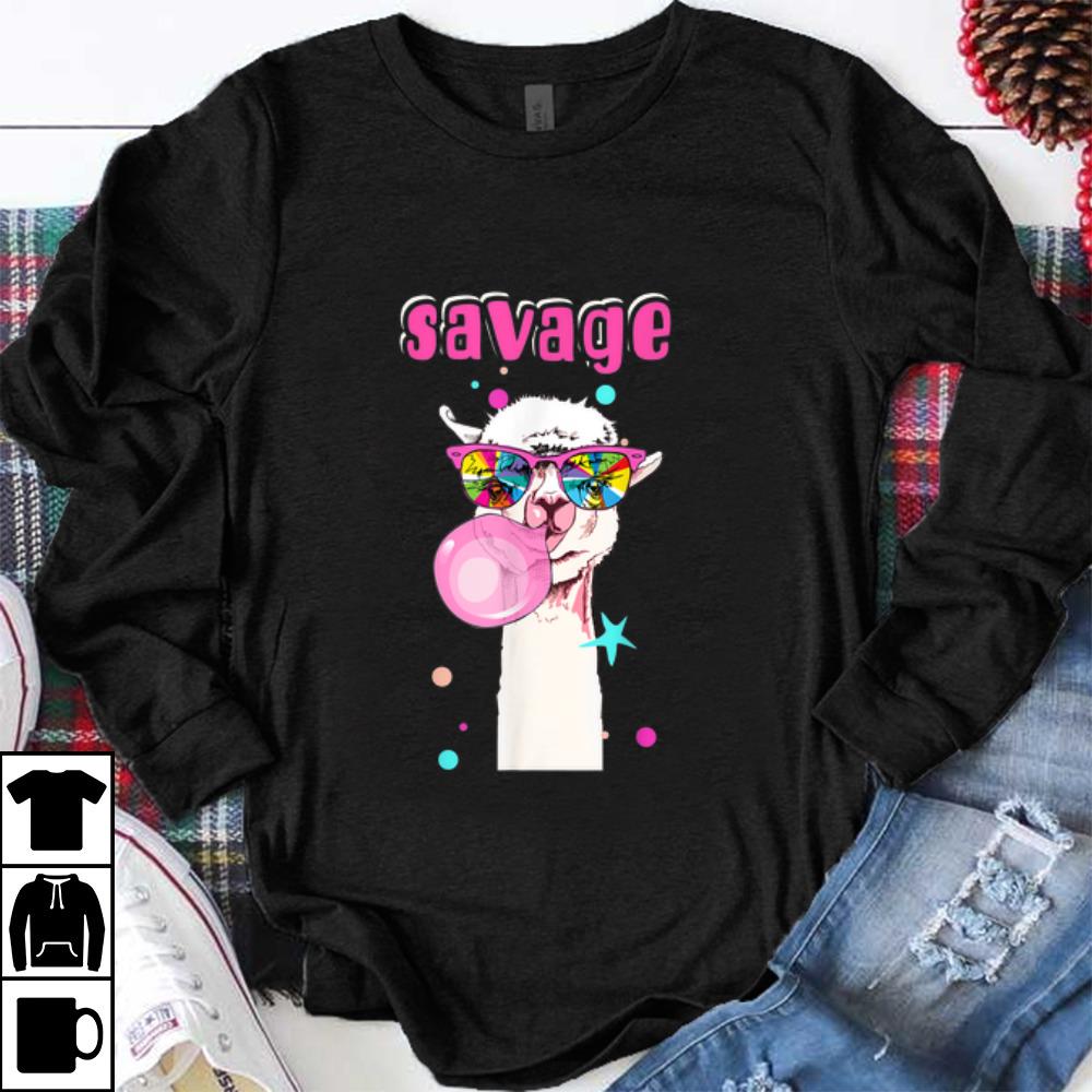 Hot Funny Llama Savage shirt