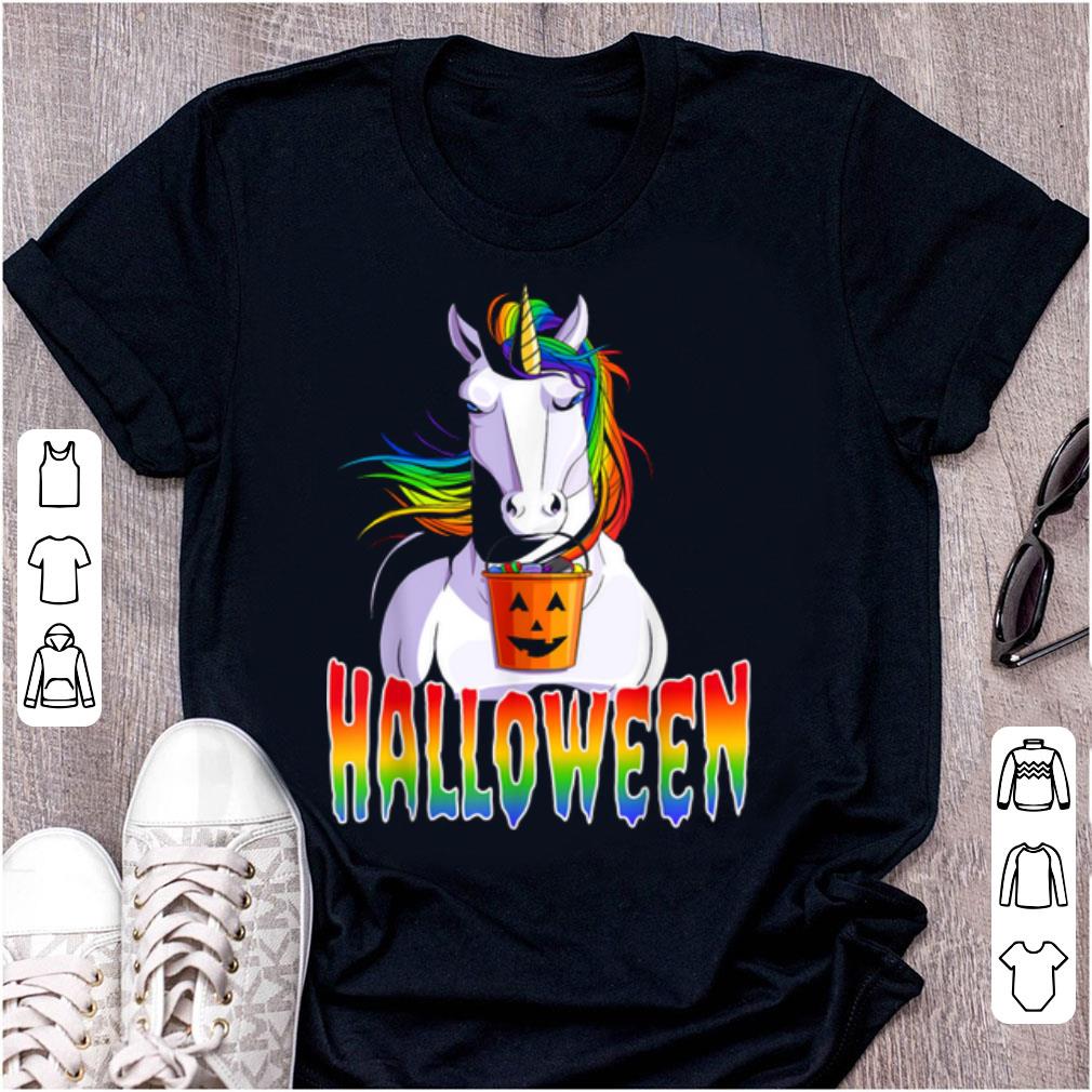 Hot Halloween Unicorn Pumpkin Jack O' Lantern shirt