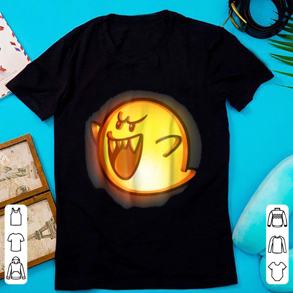 Hot Nintendo Super Mario Boo Halloween Pumpkin Graphic shirt
