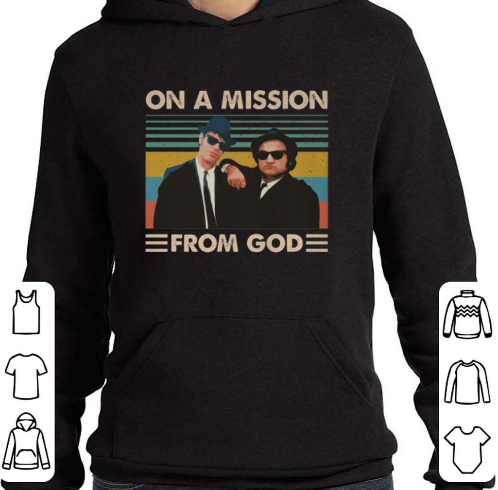 Hot The Blues Brothers On a mission from god vintage shirt