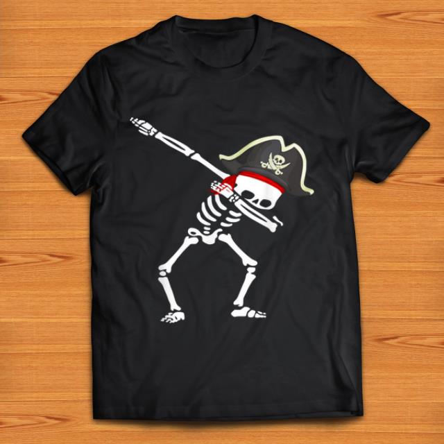 Nice Dabbing Pirate Hat Skeleton Halloween shirt
