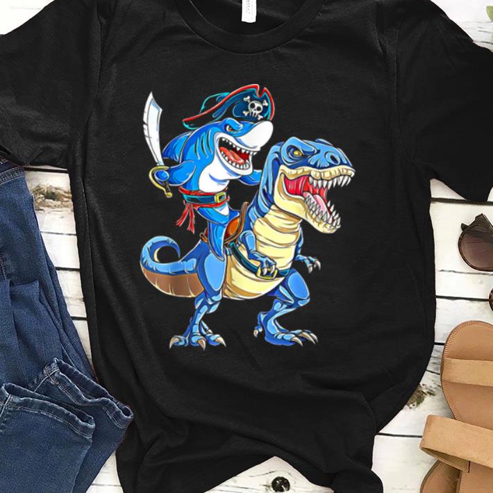 Nice Pirate Shark Dinosaur Halloween Costume shirt