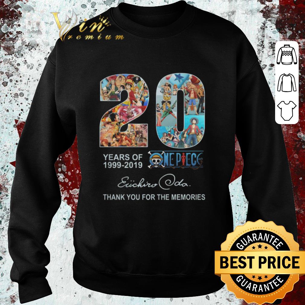 Official 20 Years of One Piece Oda Eiichiro thank you for the memories shirt