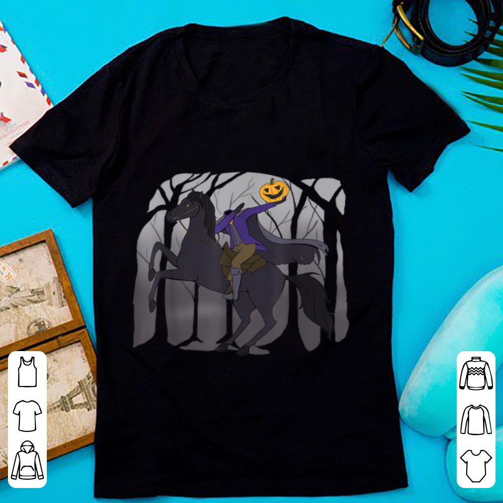 Official Dabbing Halloween - Headless Horseman with Pumpkin shirt
