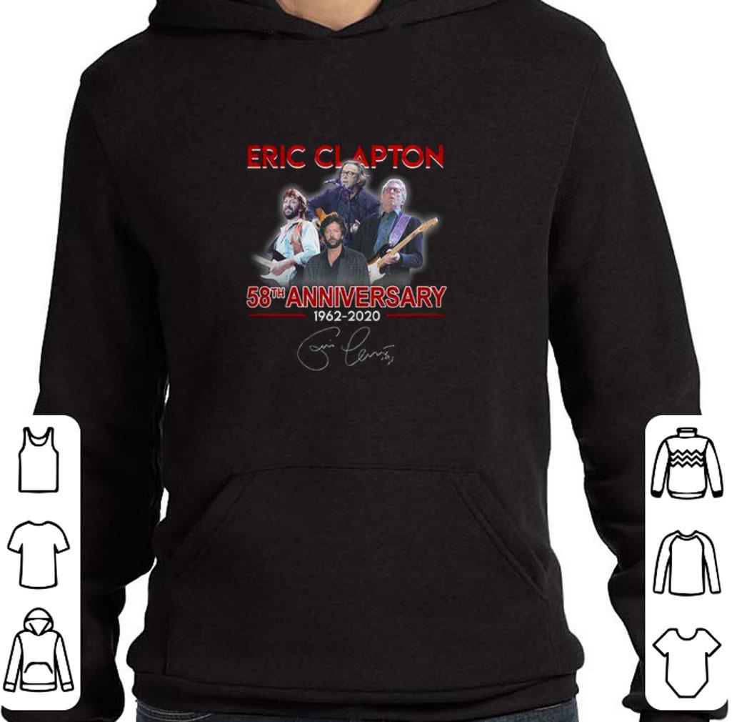Official Eric Clapton 58th anniversary 1962-2020 signature shirt