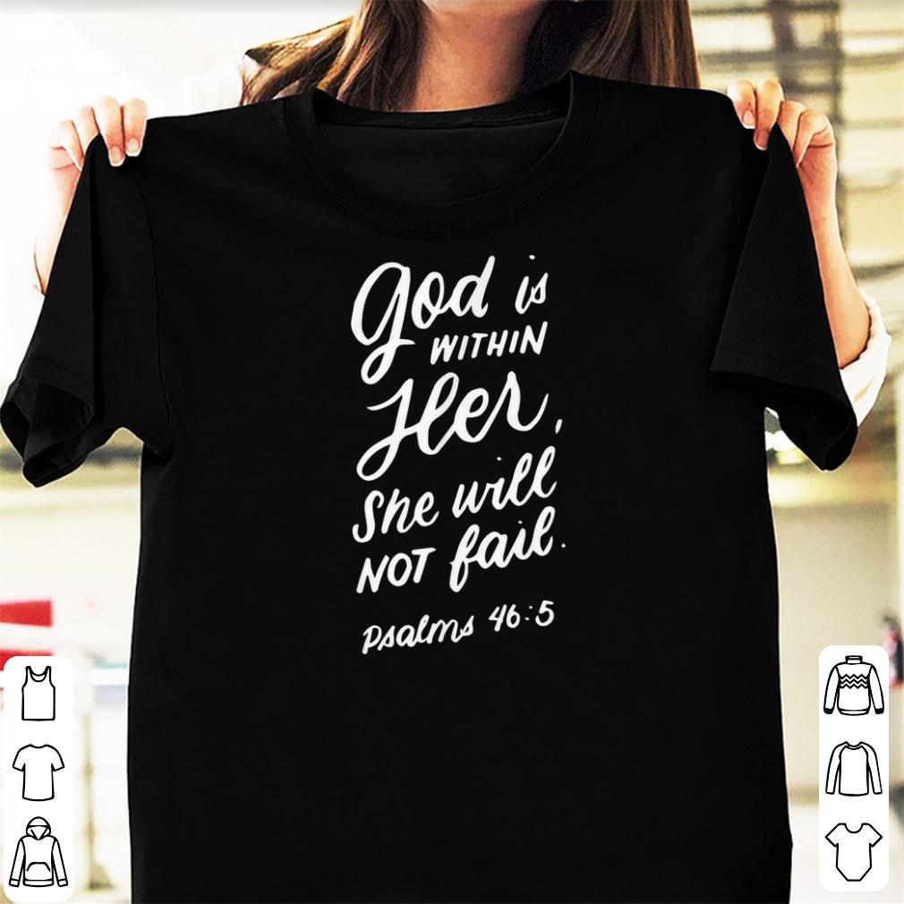 Official God is Within Her She Will Not 