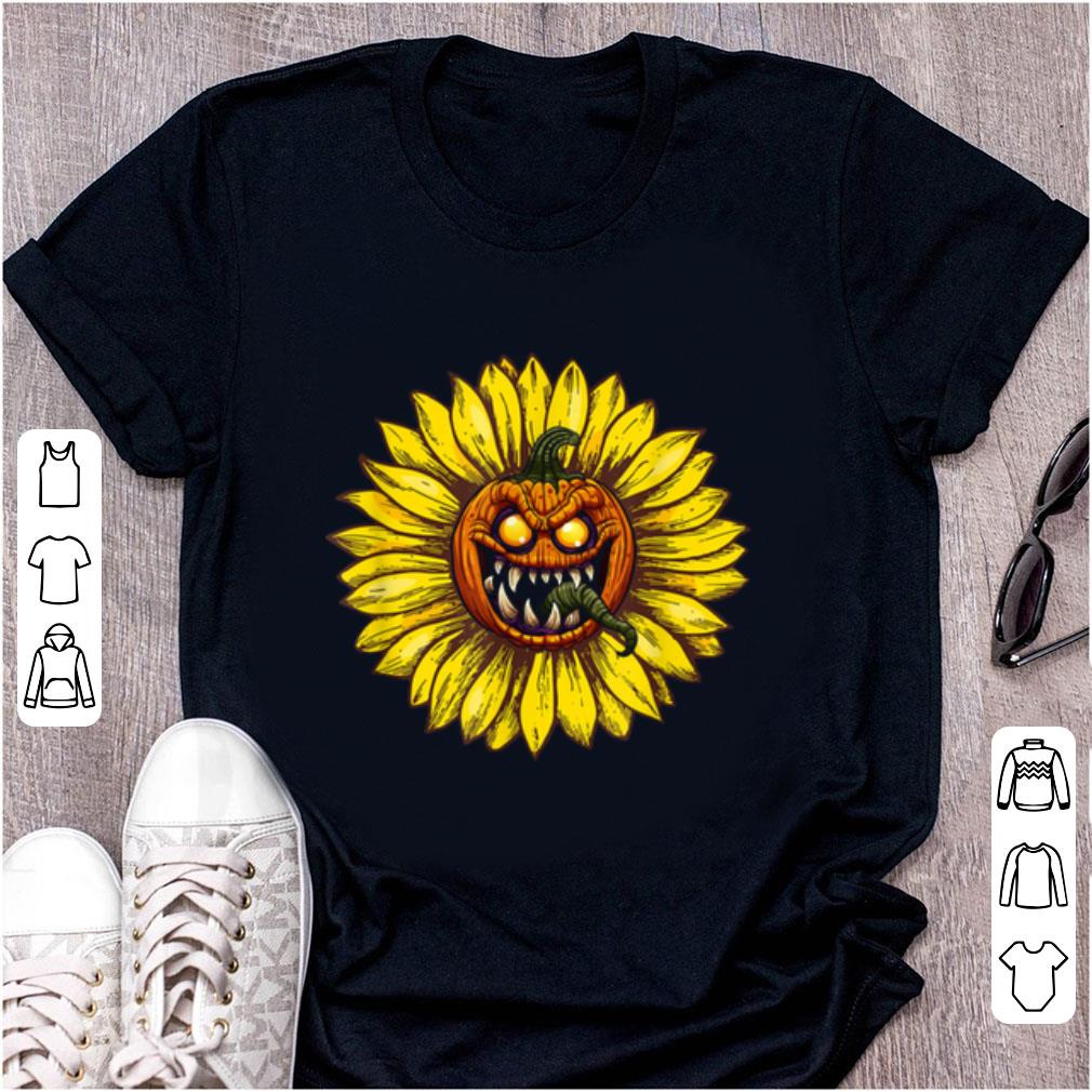 Official Pumpkin Sunflower Costume Halloween Great Funny Cool shirt