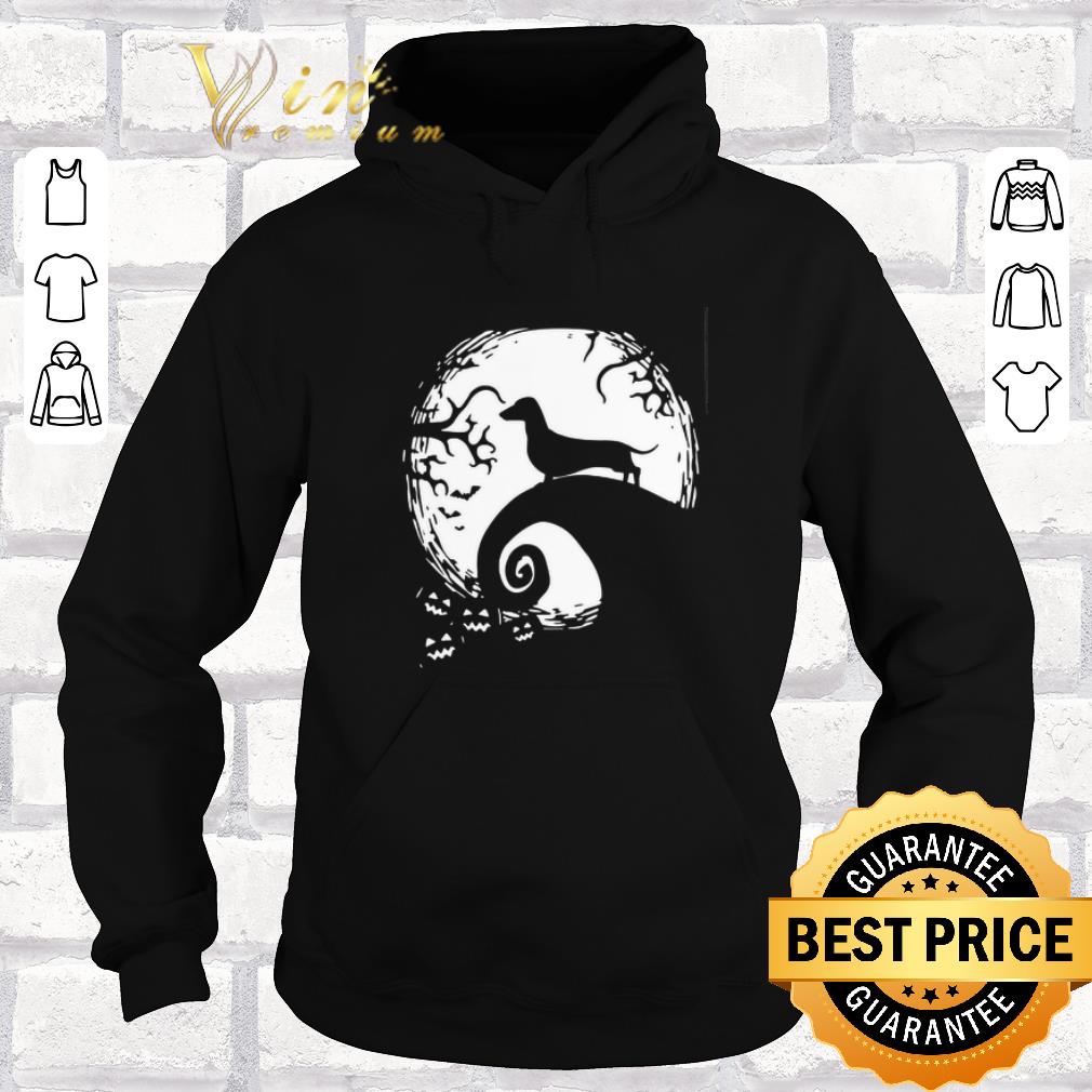 Original Dachshund dog and moon Halloween shirt