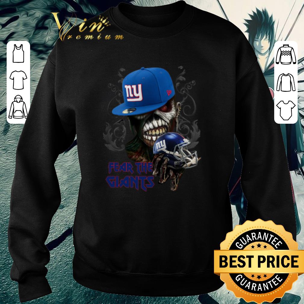 Original Iron Maiden fear the New York Giants shirt